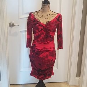 Muse by Boston Proper Red Dress